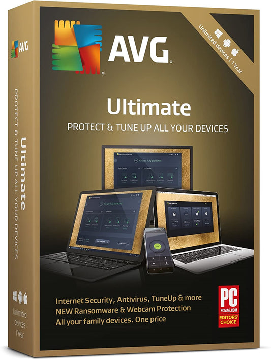 AVG Ultimate 2024 with Secure VPN Key (1 Year / 10 Devices)